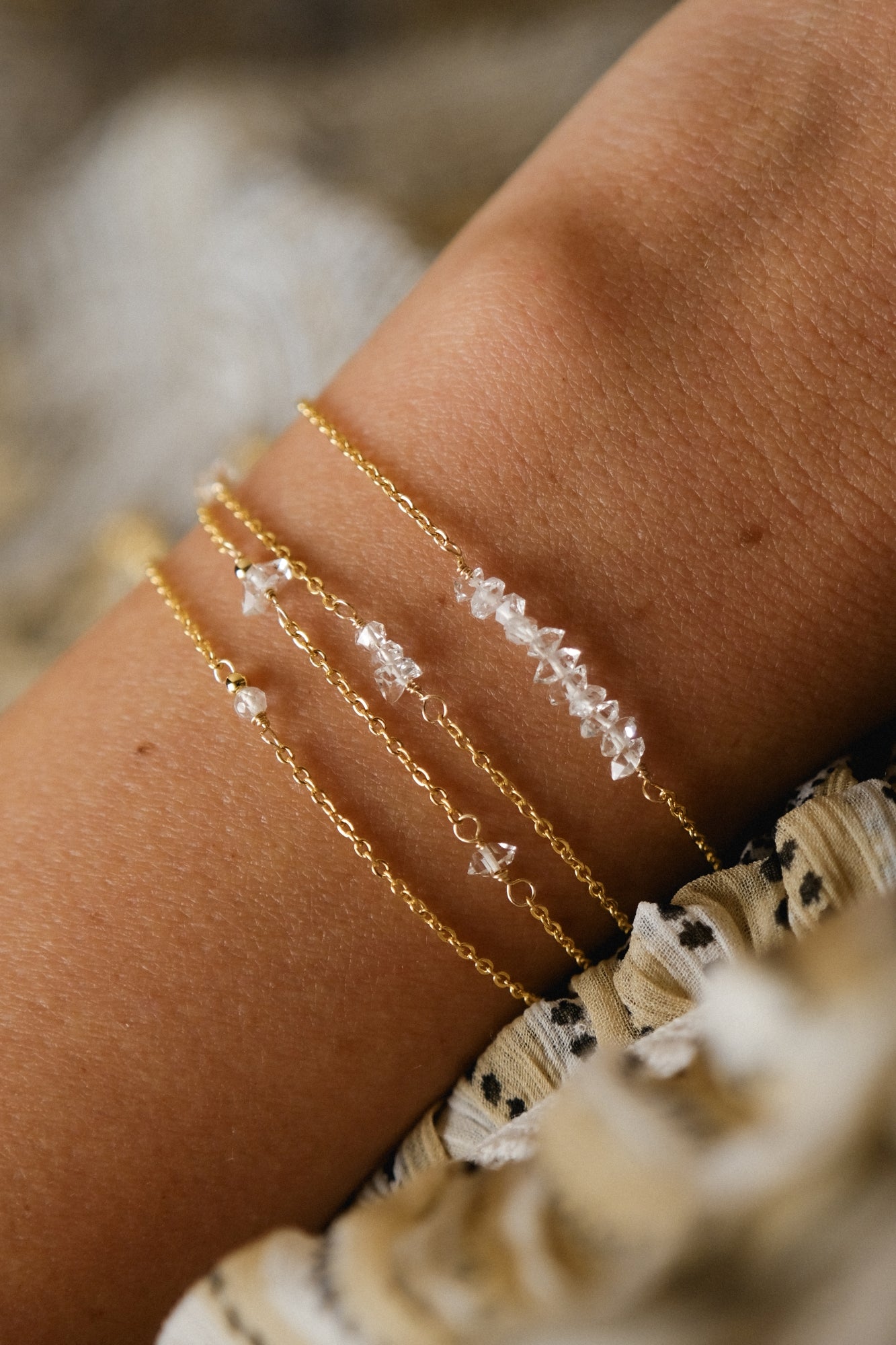 “Louna” 3 in 1 necklace-bracelet-ankle