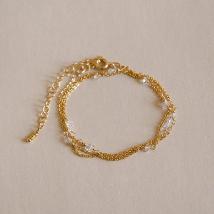 “Louna” 3 in 1 necklace-bracelet-ankle