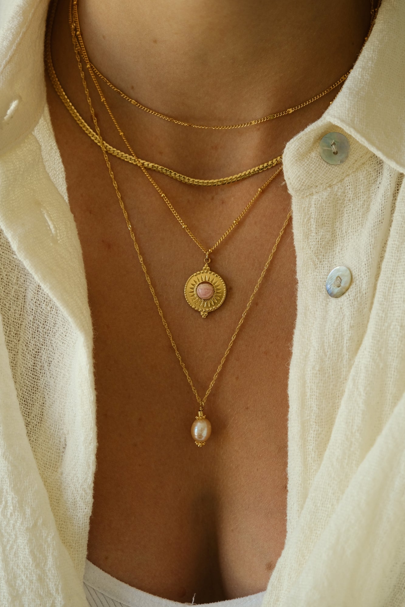 “Breathe” necklace (of your choice)