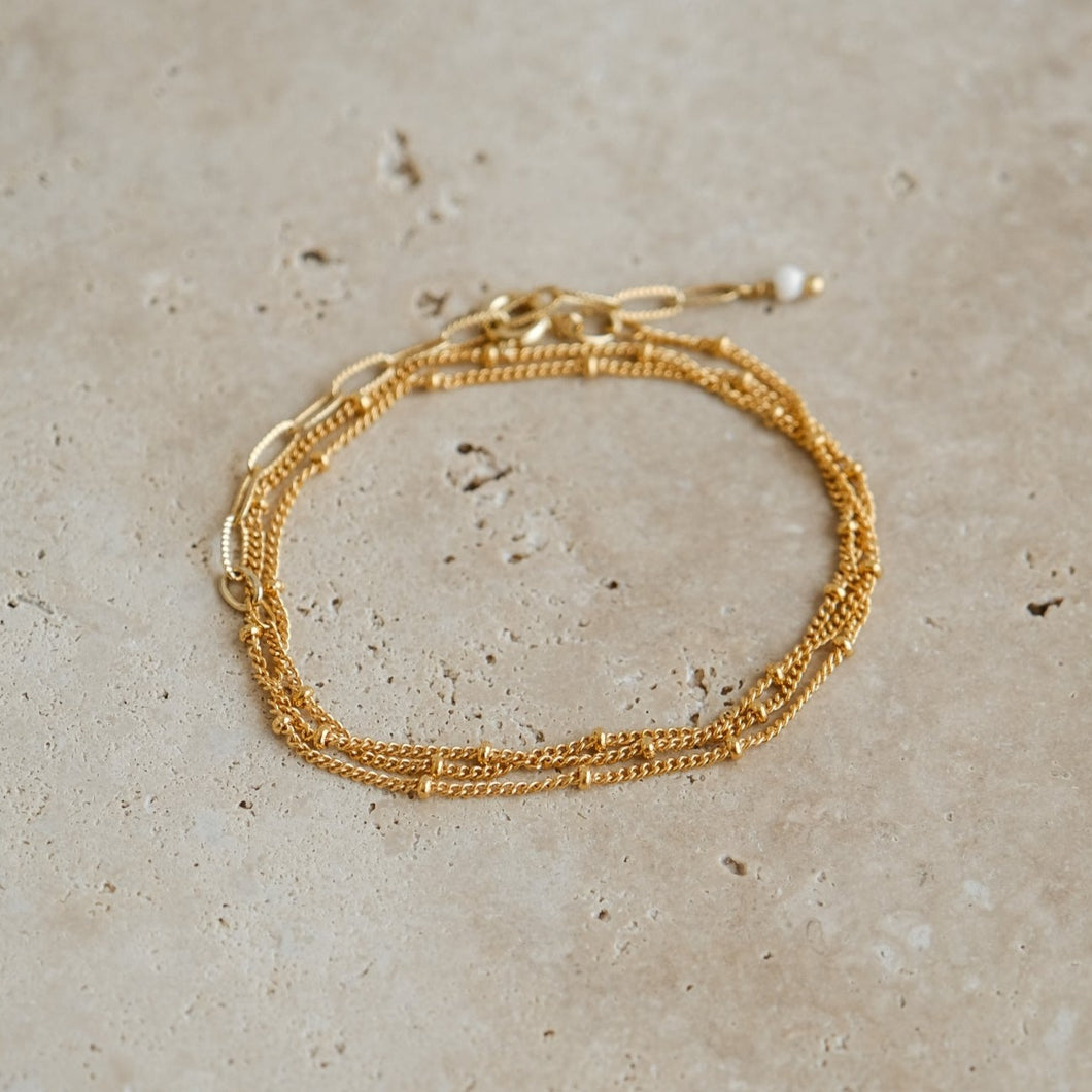 “Evolve” 3 in 1 bracelet-necklace-ankle