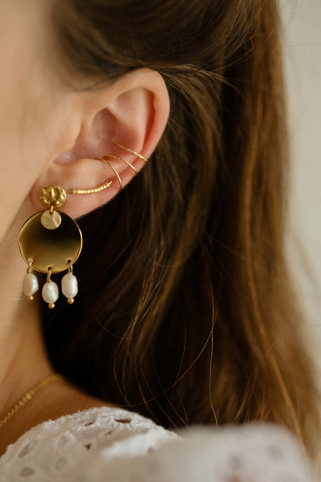 “Heal” trio ear rings