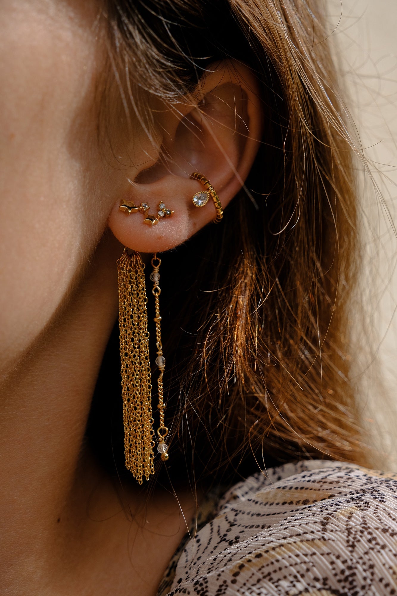 “Nora” stud earrings