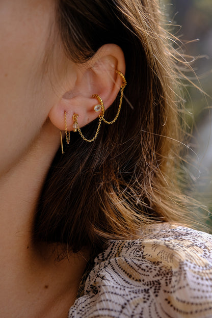 “Callie” single earring (your choice)