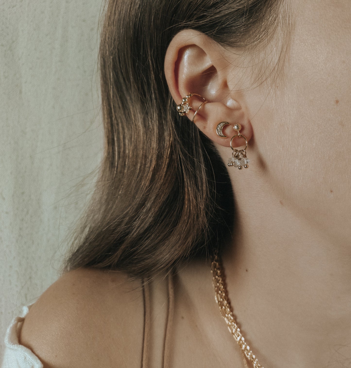 “Keya” stud earrings